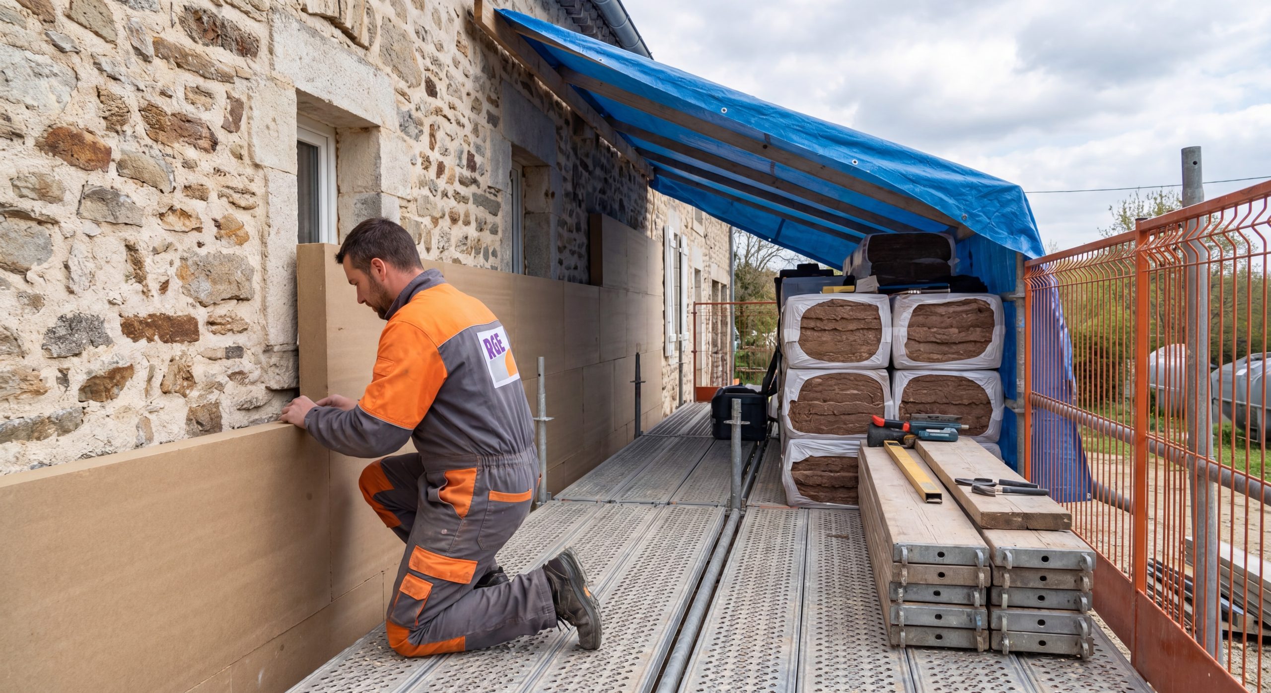 Artisan RGE installant isolation thermique extérieure maison française CEE 2026 travaux éligibles