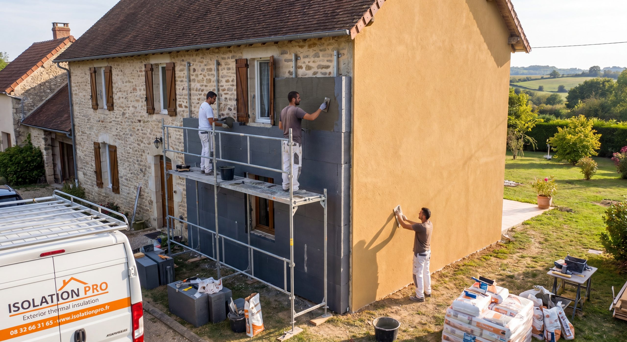 Isolation thermique extérieure ITE maison française panneaux isolants façade 2026