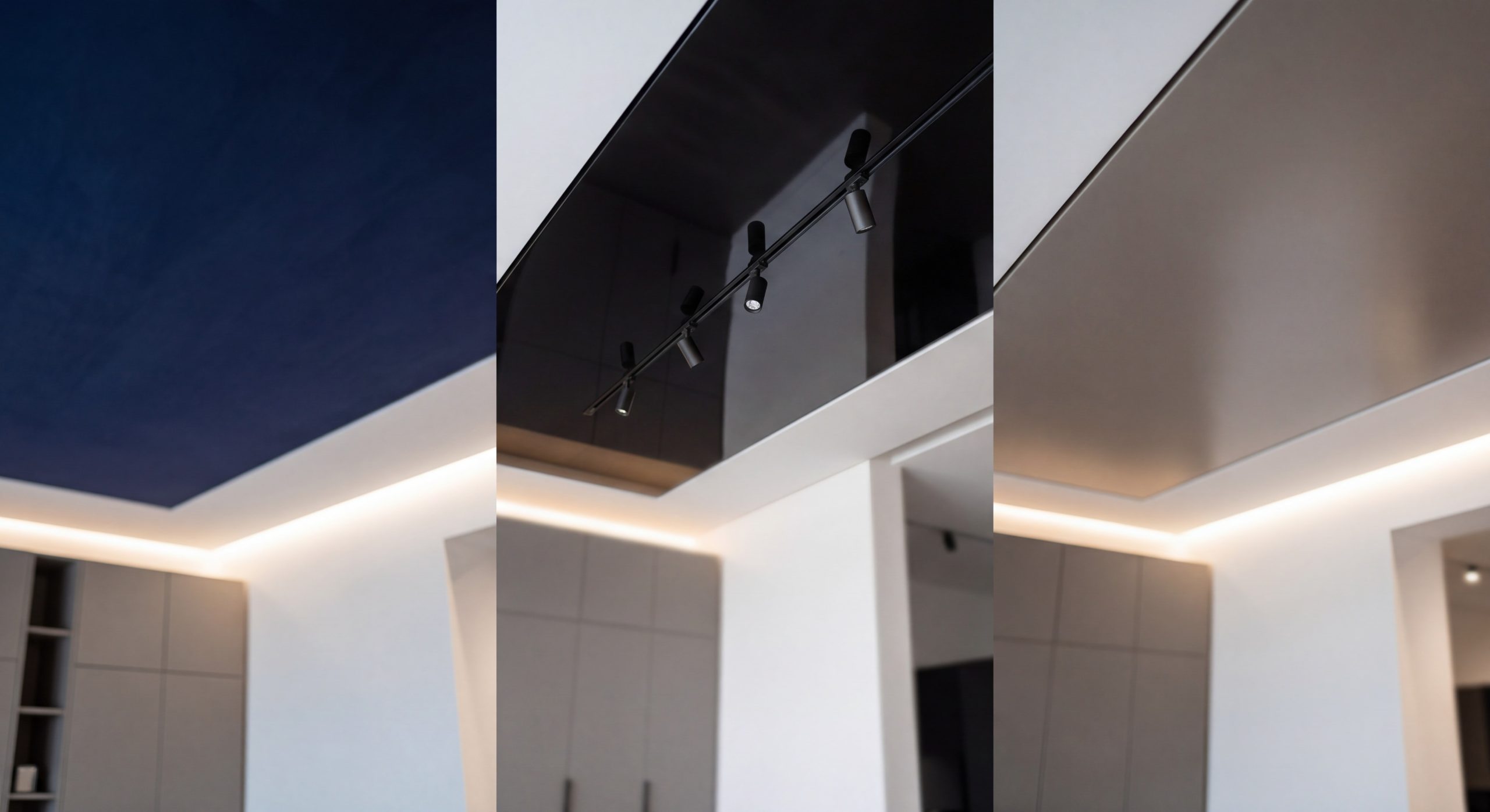 Comparatif finitions plafond tendu à chaud mat laqué satiné 2026