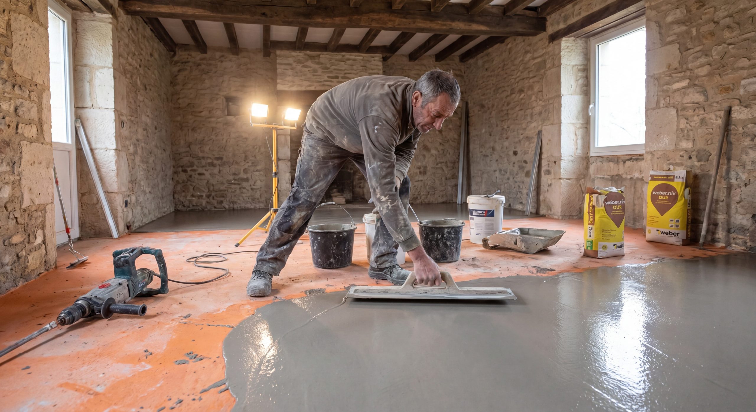 Artisan ragréage autonivelant sol préparation support carrelage primaire accrochage 2026
